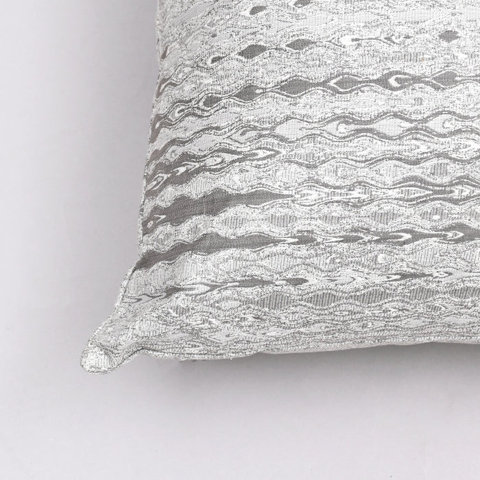 Wanderlust Woven Handcrafted Eco-Silk Pillow Cover with Adventure Design