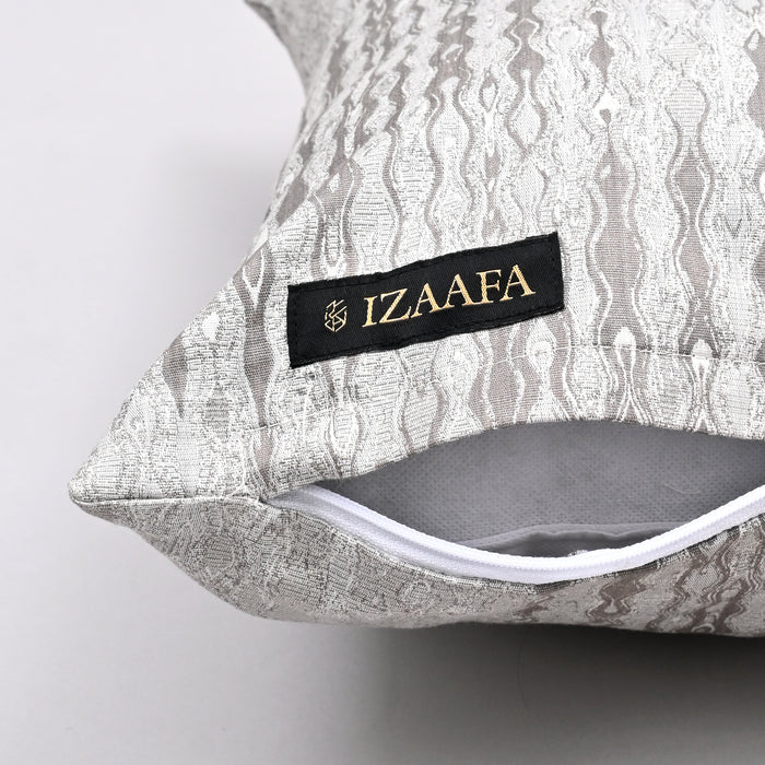 Wanderlust Woven Handcrafted Eco-Silk Pillow Cover with Adventure Design