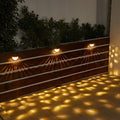 Waterproof Solar Fence Wall Light Plastic ABS PC Black White IP44 70LM 3000K Entrance Porch Garden Step | NordaLight