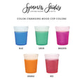 Wedding Color-Changing Mood Stadium Cups #200 - 16oz - Cheers To - Party Cup, Wedding Favor, Color Change Cups, Wedding Mood Cups, Mood Cup