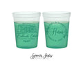 Wedding Color-Changing Mood Stadium Cups #231 - 16oz - Custom Venue Illustration - Party Cup, Wedding Favor, Color Change Cups, Mood Cups