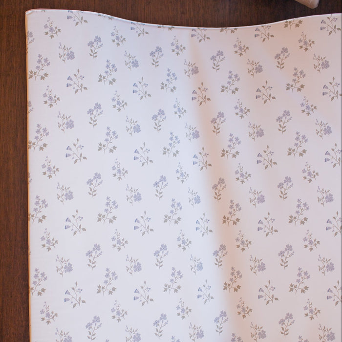 Wilby & Wonder - Wedge Baby Changing Mat - Blue Meadow