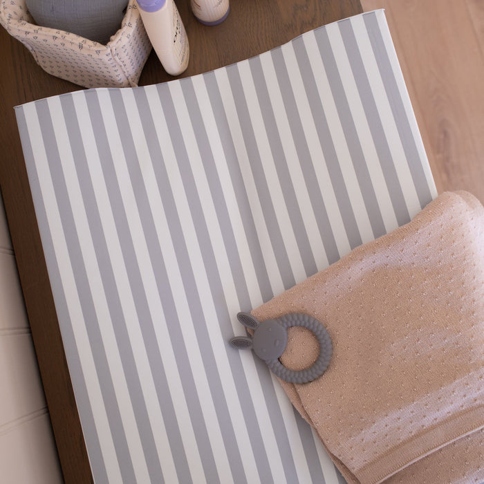 Wilby & Wonder - Wedge Baby Changing Mat - Blue Stripe