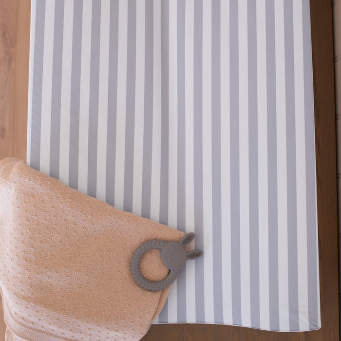 Wilby & Wonder - Wedge Baby Changing Mat - Blue Stripe
