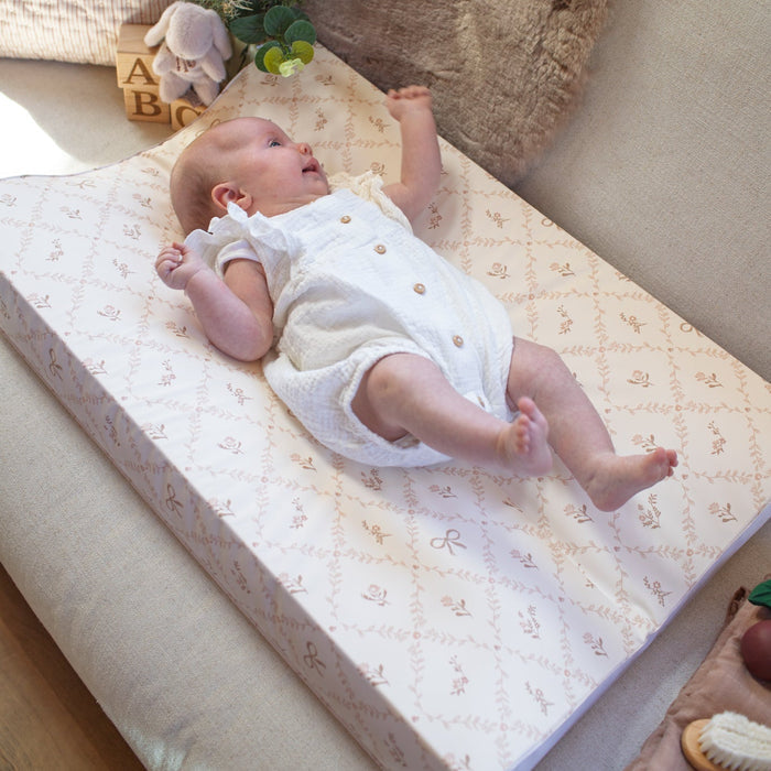 Wilby & Wonder - Wedge Baby Changing Mat - Sweet Pea