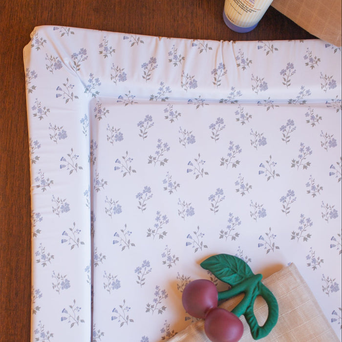 Wilby & Wonder – Baby Changing Mat - Blue Meadow