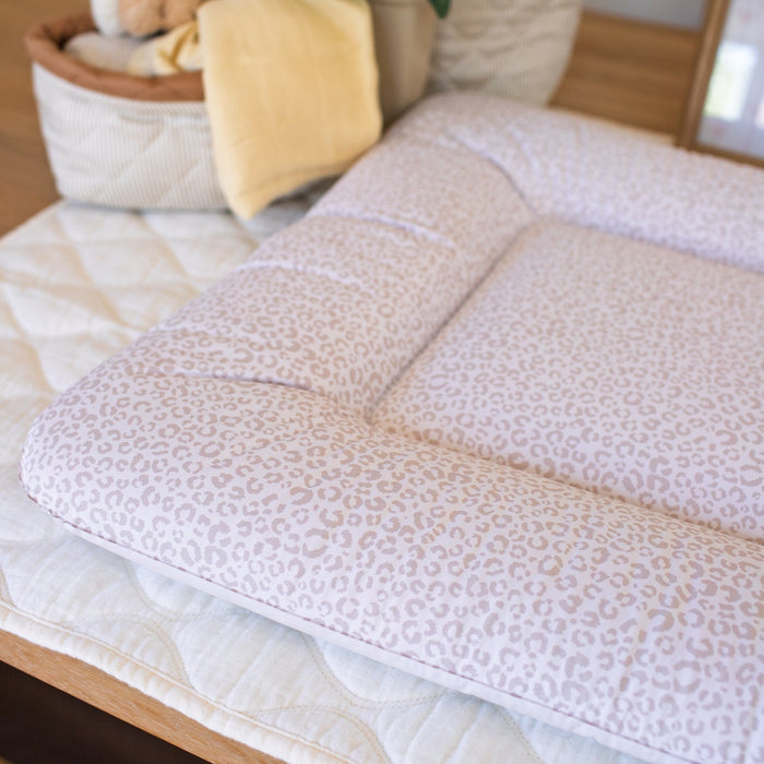 Wilby & Wonder – Cushion Baby Changing Mat - Leopard