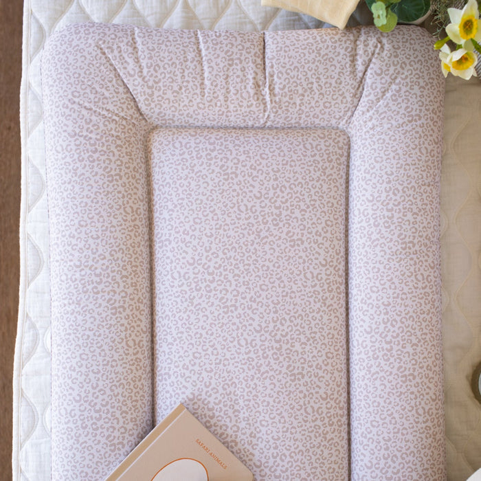 Wilby & Wonder – Cushion Baby Changing Mat - Leopard