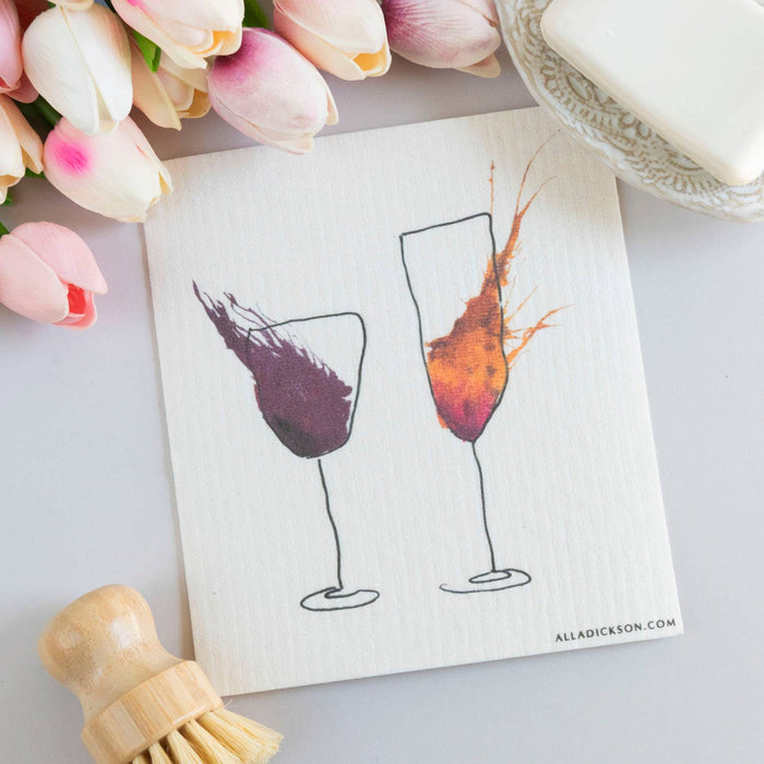 Wine Dishcloth Champagne Red Wine White Wine Towel