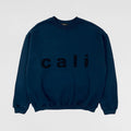 Yeezy Season 5 Felt Appliqué Cali Crewneck In Luna