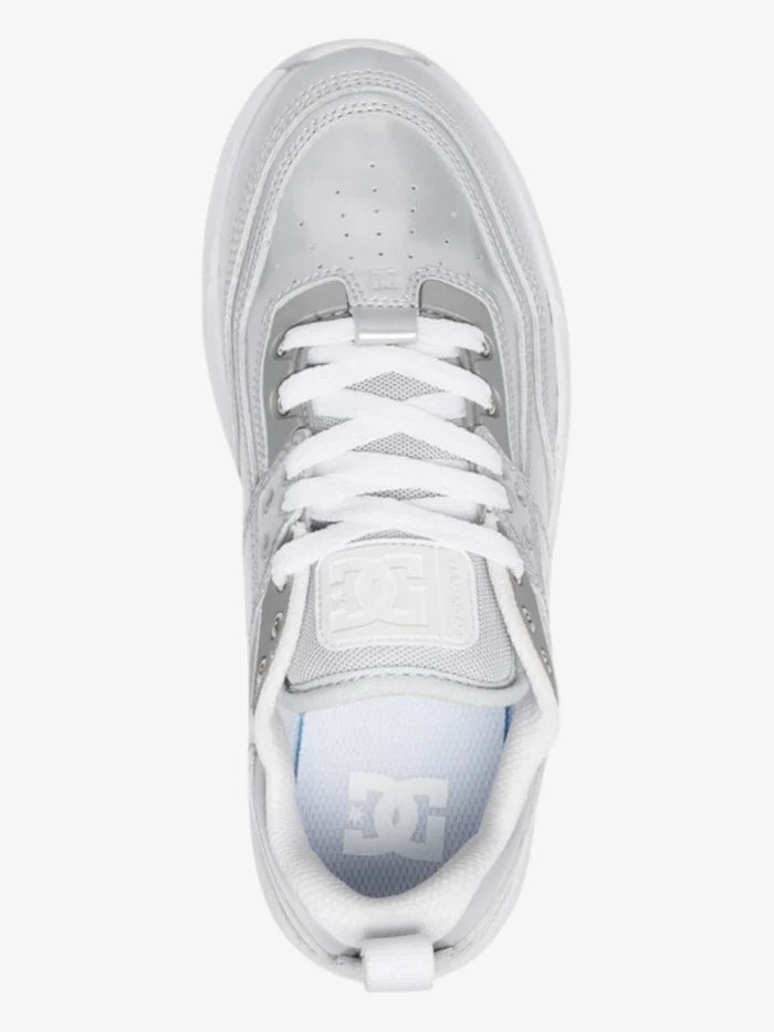 Zapatillas Dc E Tribeka Se Mujer Plata Metalico - Indy