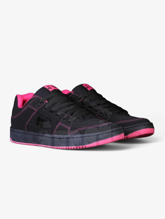 Zapatillas Dc Manteca Ss Mujer Negro Rosa