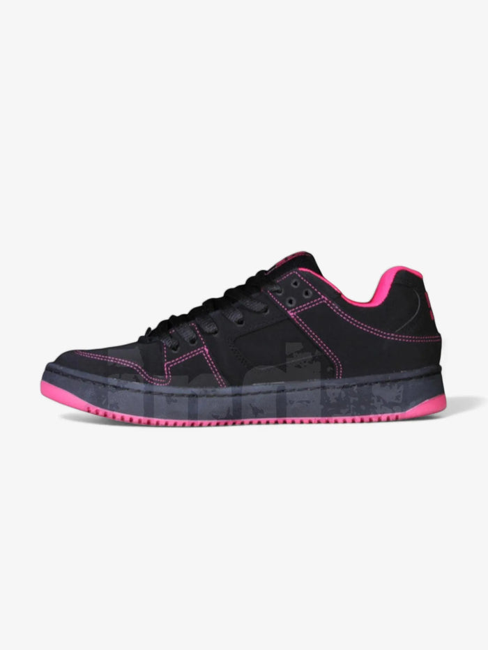 Zapatillas Dc Manteca Ss Mujer Negro Rosa