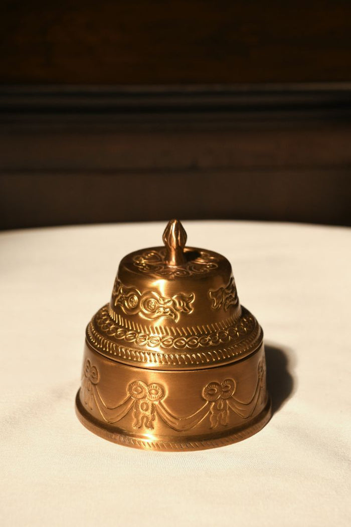 Zero Calorie Cake Burnished Brass Candle